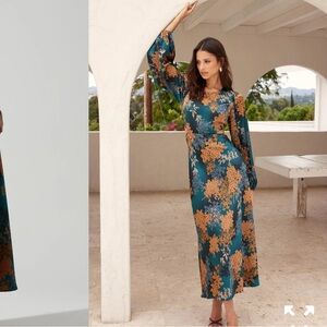 ASTR the label Quinn Floral Cutout Maxi Dress